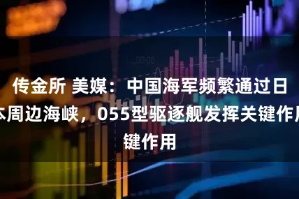 传金所 美媒：中国海军频繁通过日本周边海峡，055型驱逐舰发挥关键作用